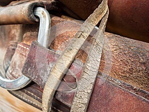 Details, old saddle