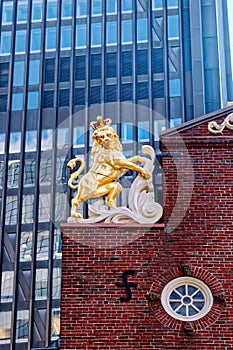 Details on Old State House in Boston