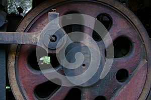 Details of an old Steam Train