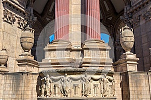 Details of the Palace of Fine Arts