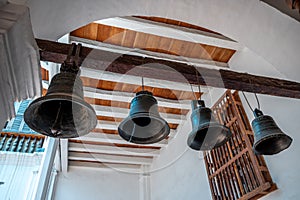 Details of the Palace of the Inquisition in the heart of old Cartagena, Colombia