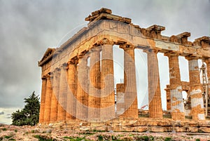 Details of Parthenon in Athens