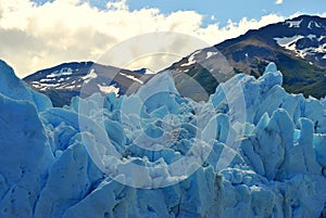 Details of Perito Moreno`s Glacier photo