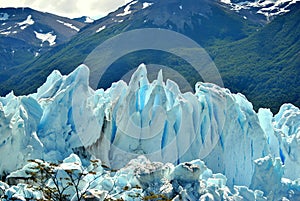 Details of Perito Moreno`s Glacier photo