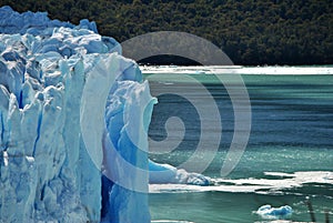 Details of Perito Moreno`s Glacier photo