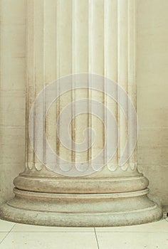 Details of pillar of a building