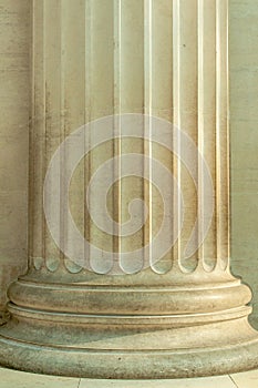 Details of a pillar and its architectural details