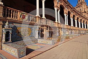 Details of plaza de espana