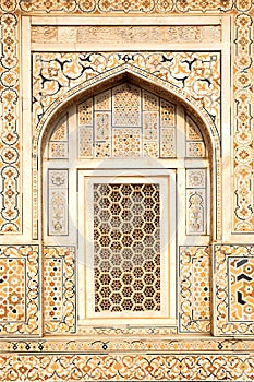 Details of polished marble surface.