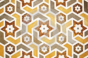 Details of polished marble surface.