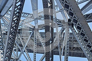 Details of Ponte de Dom Luis I - the most popular bridge in Port