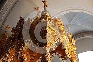 Details reliquary of saints Sergius and Herman