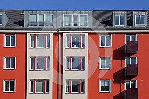 Details of a row townhouse