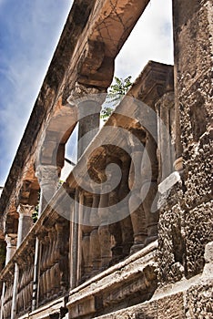 Details of the ruins of the Cathedral of Palermo