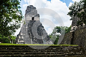 Details of the Ruins of Tikal