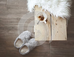 Details of rustic home