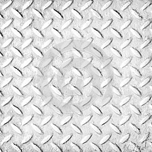 The details of Rusty metal diamond plate background