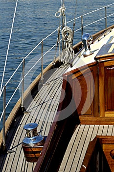 Details of sailboat