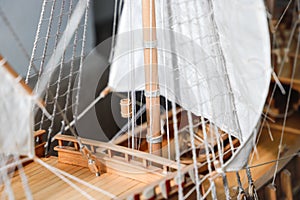 Details of sailing equipment