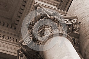 Details of San Giovanni in Laterano cathedral photo