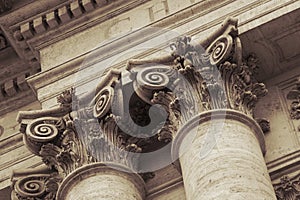 Details of San Giovanni in Laterano cathedral photo