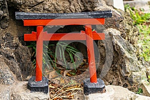 Details in a Shintoist shrine in Tokyo photo