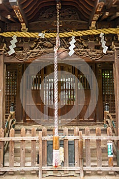 Details in a Shintoist shrine in Tokyo photo