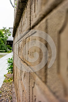 Details in a Shintoist shrine in Tokyo photo