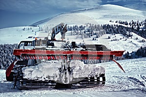 Details of snow removal machine