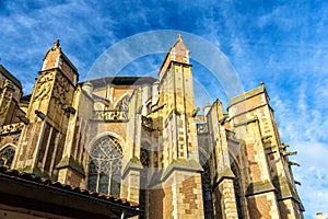 Details of the St. Etienne cathedral in Toulouse