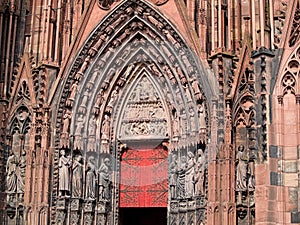 Details of Strasbourg cathedral