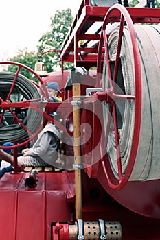 Details and structure of the fire truck