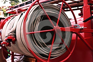 Details and structure of the fire truck