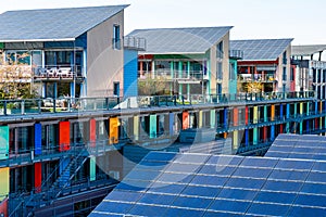 Details Of The Sunship  Sonnenschiff  In Freiburg, Germany