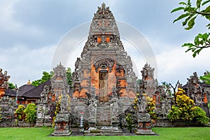 Details of traditional balinese hindu temple