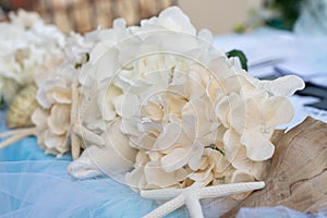 Details of wedding flowers