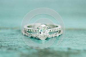 Details of wedding jewelry and accessories photo