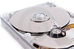 Detalied open hard drive