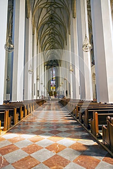 Detalles del interior de la catedral de Munich Munich Frauenkir photo