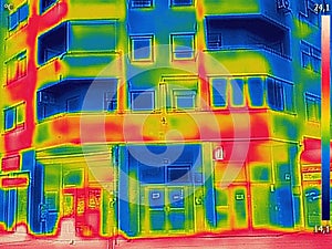 Detecting Heat Loss Outside building Using Thermal Came