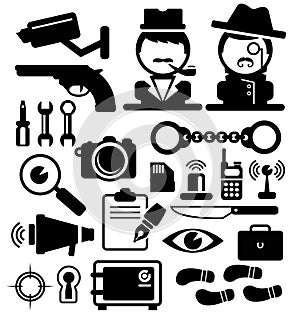 Detective icons
