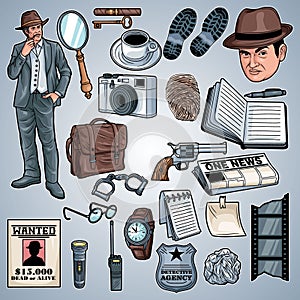Detective Pack Illustration