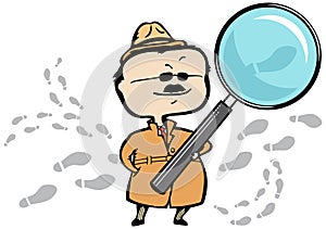 Detective / private investigator, magnifying glass