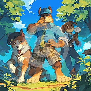 Detectives in the Park: A Canine Mystery Solving Adventure