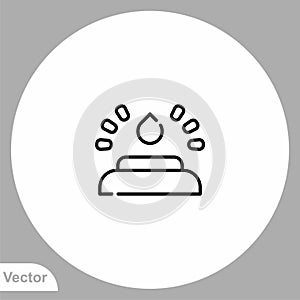 Detector vector icon sign symbol