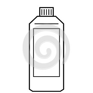 Detergent bottle,  detergent container, illustration image