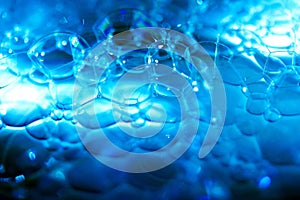 Detergent bubbles, bubble closeup background image