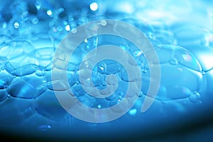 Detergent bubbles, bubble closeup background image