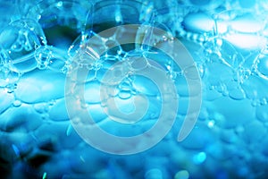 Detergent bubbles, bubble closeup background image