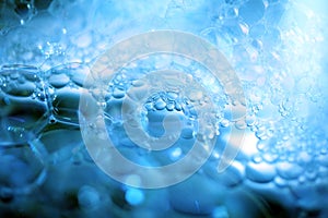 Detergent bubbles, bubble closeup background image